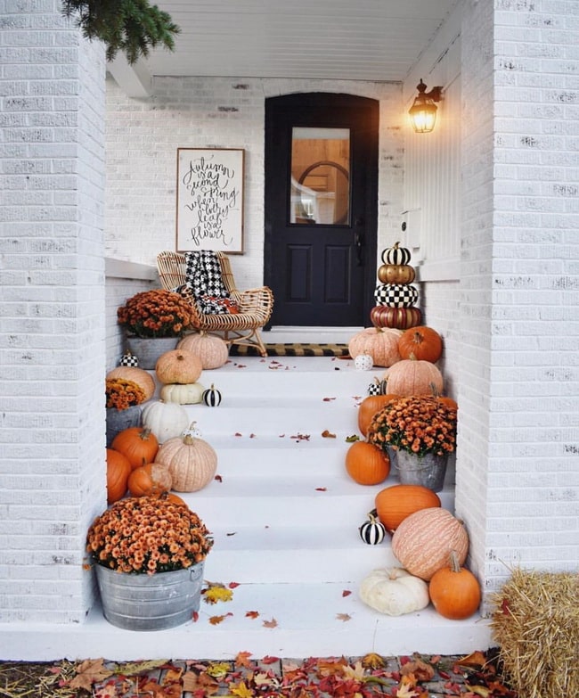 Cómo decorar tu casa para Halloween con calabazas