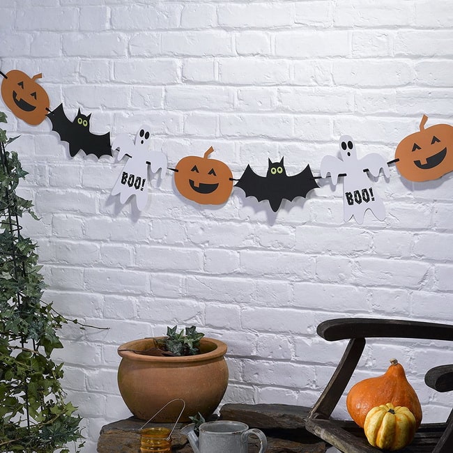 Guirnaldas de Halloween de papel
