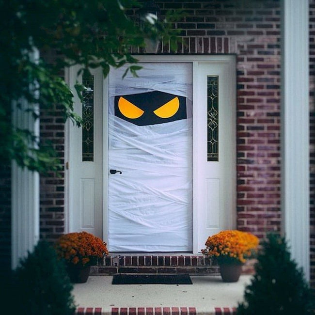 Ideas para decorar puertas en Noche de Brujas