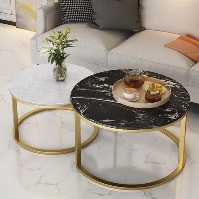 una mesa de centro. para el salón.