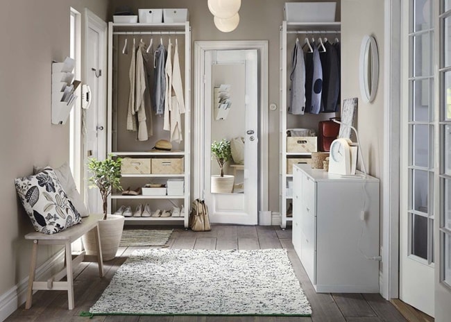 Vestidor en orden