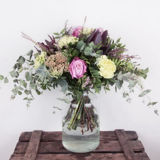 Jarrones con flores