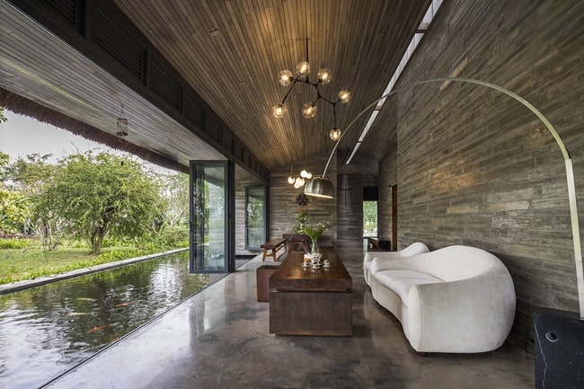 Una vivienda rodeada de naturaleza