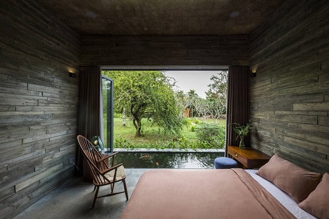 Una vivienda rodeada de naturaleza