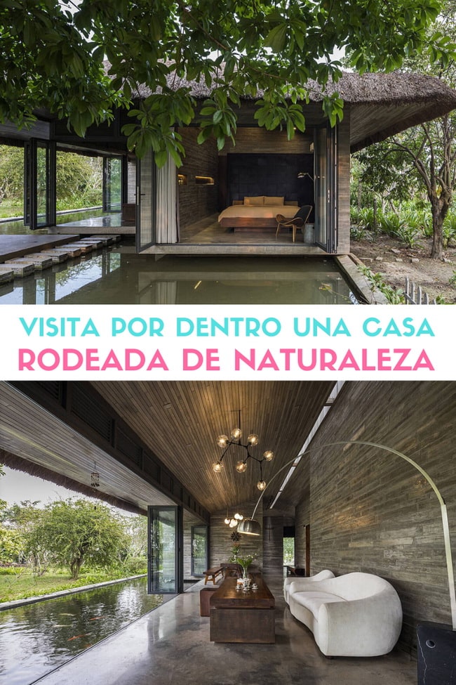 Una vivienda rodeada de naturaleza