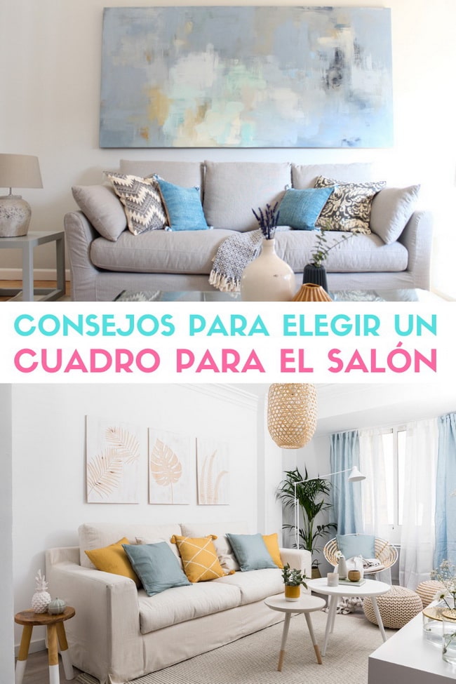 Cómo elegir un cuadro para el salón