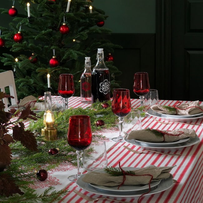 Manteles para la mesa de fin de año