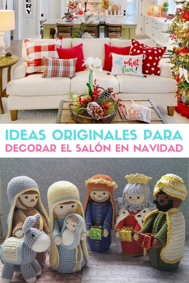 Ideas originales para decorar el salón en Navidad