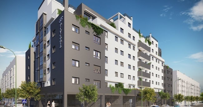 Tamaño medio de los apartamentos en España