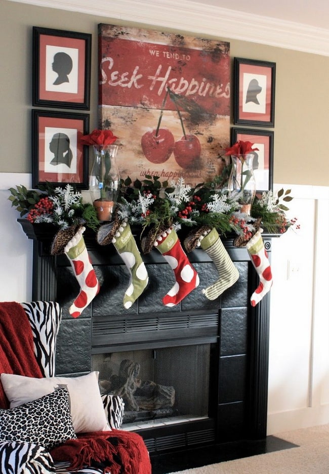 Chimeneas navideñas