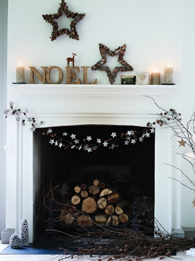 Decoración navideña nórdica