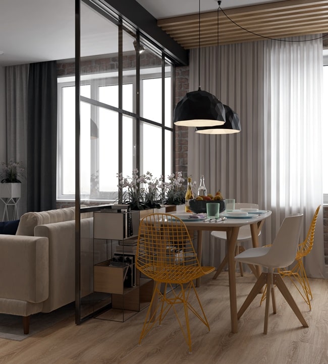 Cerramientos para separar el salón del comedor