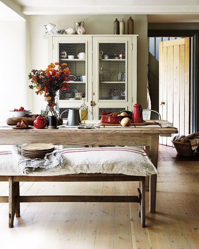 Comedor con estilo Country Chic