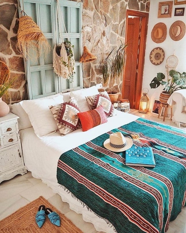 Claves para conseguir un dormitorio bohemio 2021