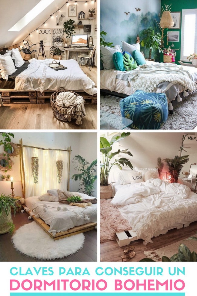 Dormitorio bohemio