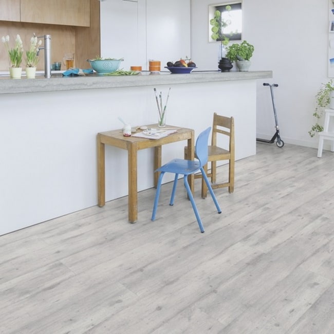 Cocinas con suelos laminados