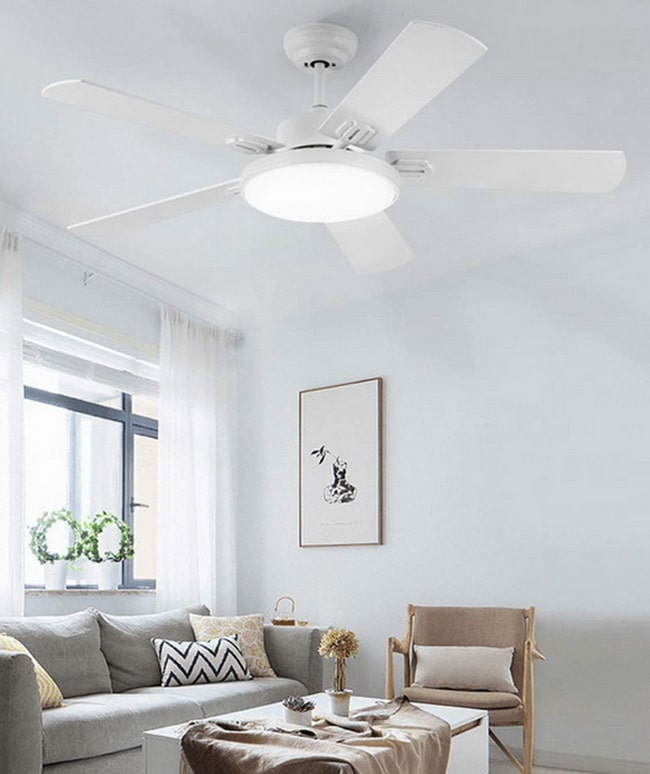 Ventiladores de techo con luz
