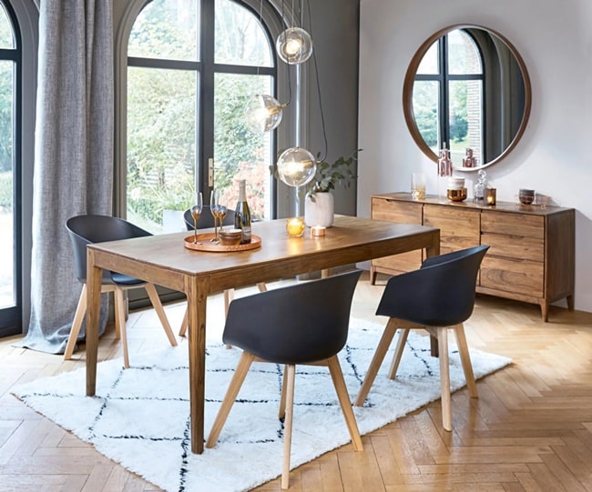 Mesas de comedor de madera
