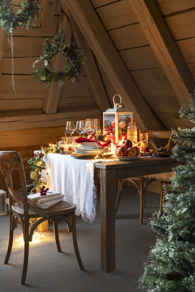 Decoración de Navidad para la mesa