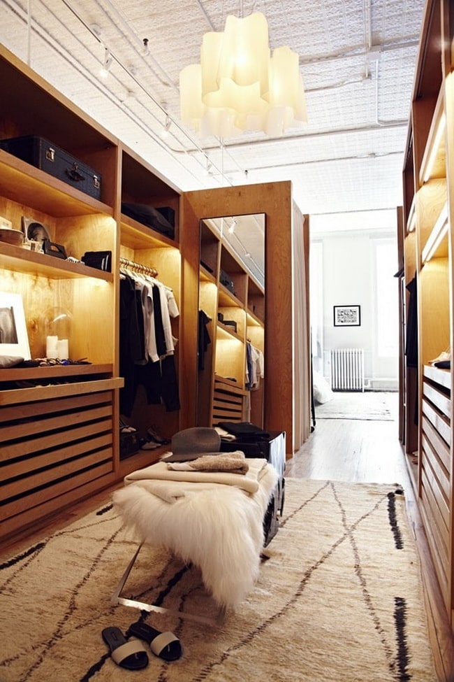 Vestidor de estilo clásico