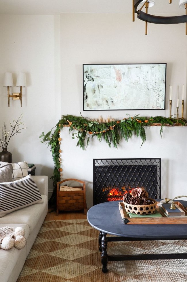 Decoración con cítricos deshidratados