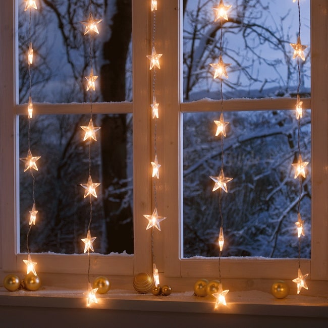 Ventanas navideñas vintage