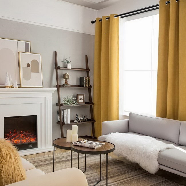 Cortinas amarillas
