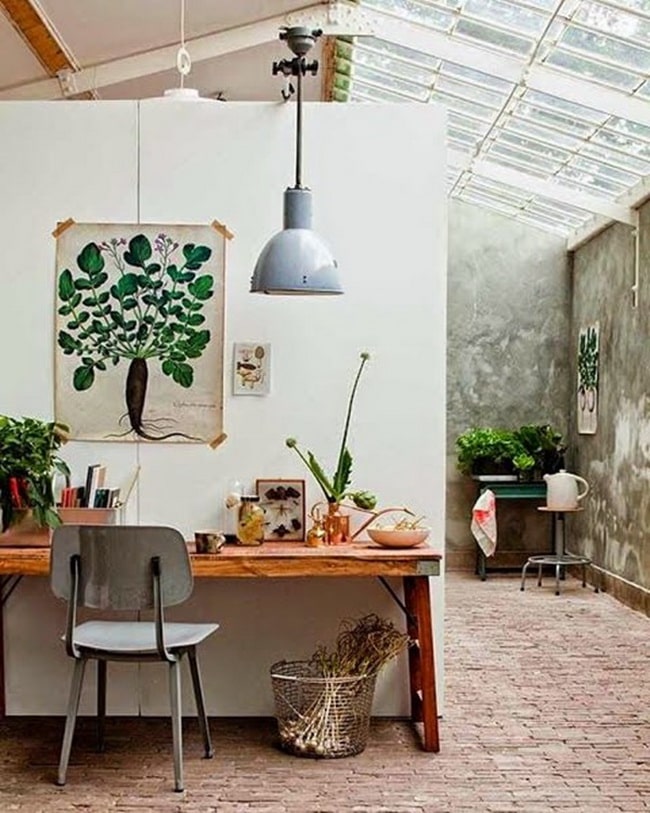 Decoración vintage con láminas