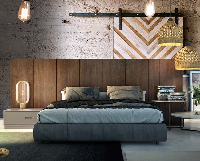 Cabecero de cama de madera