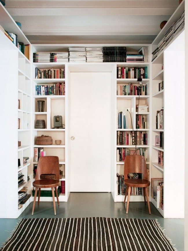 Espacio para almacenar libros