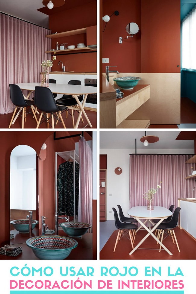Cómo usar el rojo en la decoración