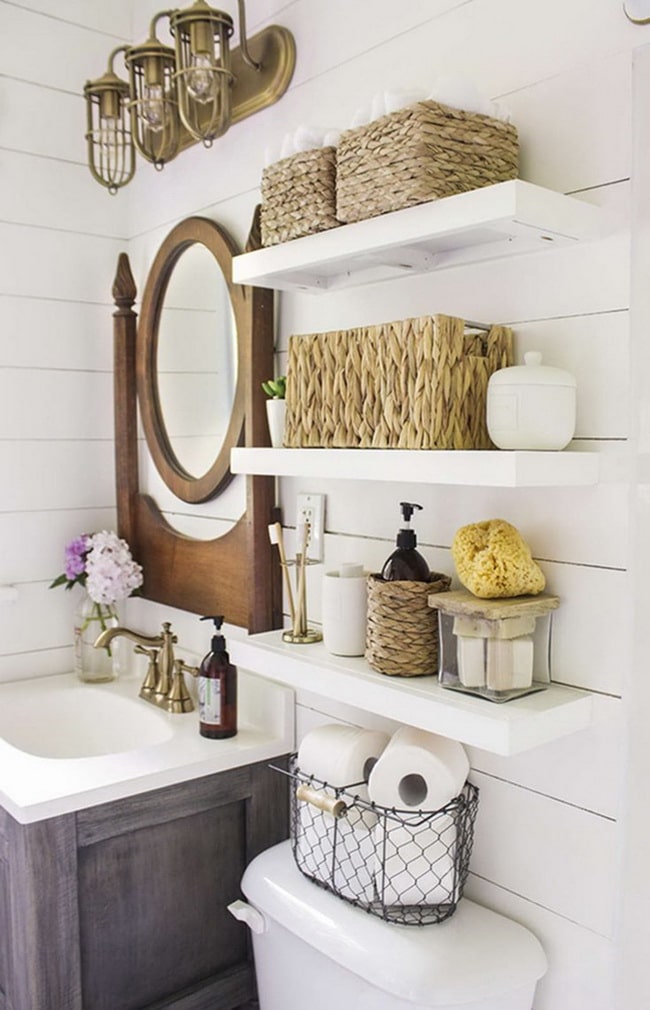 Complementos vintage para el baño