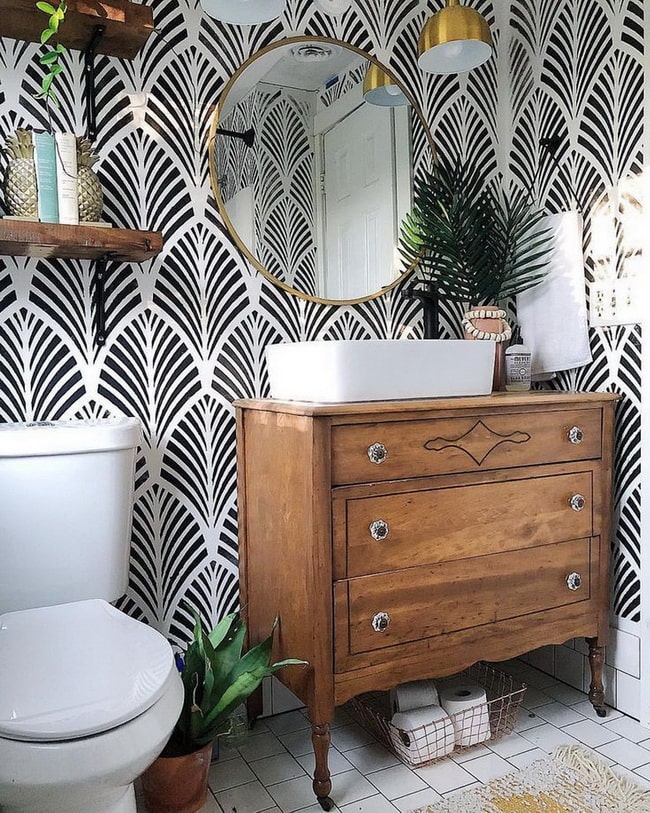 Complementos vintage para el baño