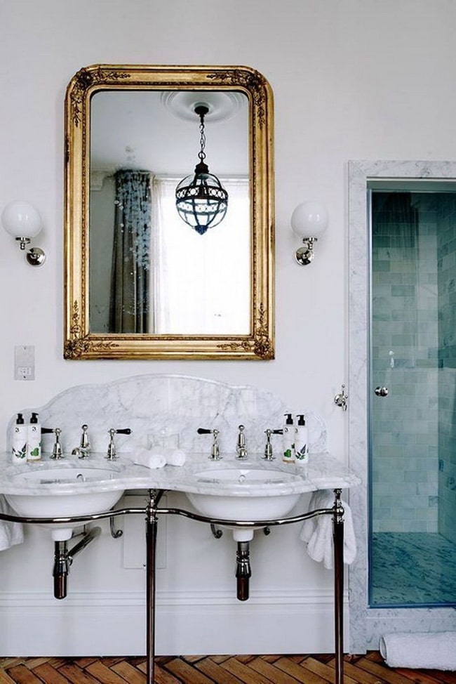 Complementos vintage para el baño