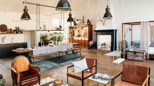 Salón estilo Kinfolk