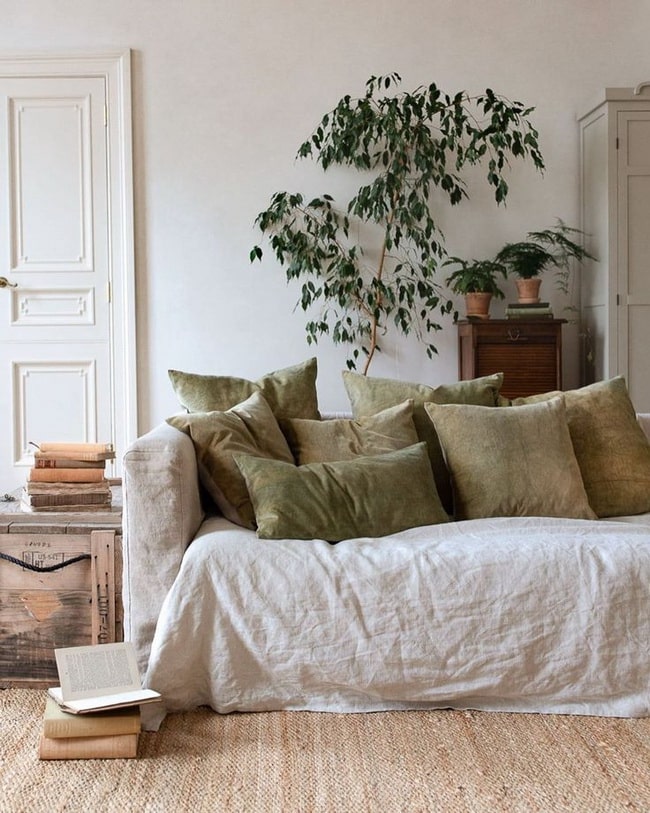 Decoración Kinfolk para el salón