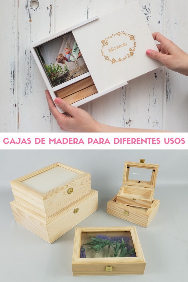 Temporada Inútil Contribución Cajas de madera para diferentes usos. DIYs con cajas de madera.