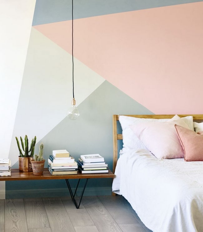 Ideas para pintar la pared del cabecero de otro color