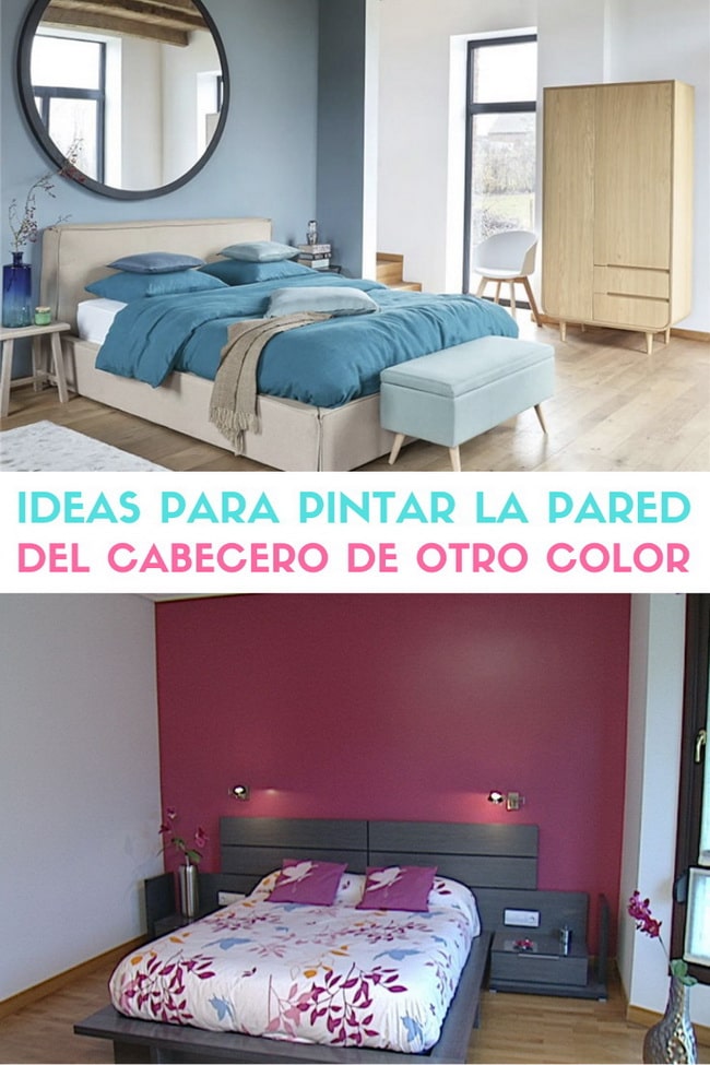 Mono Personificación ola Ideas para pintar la pared del cabecero de otro color