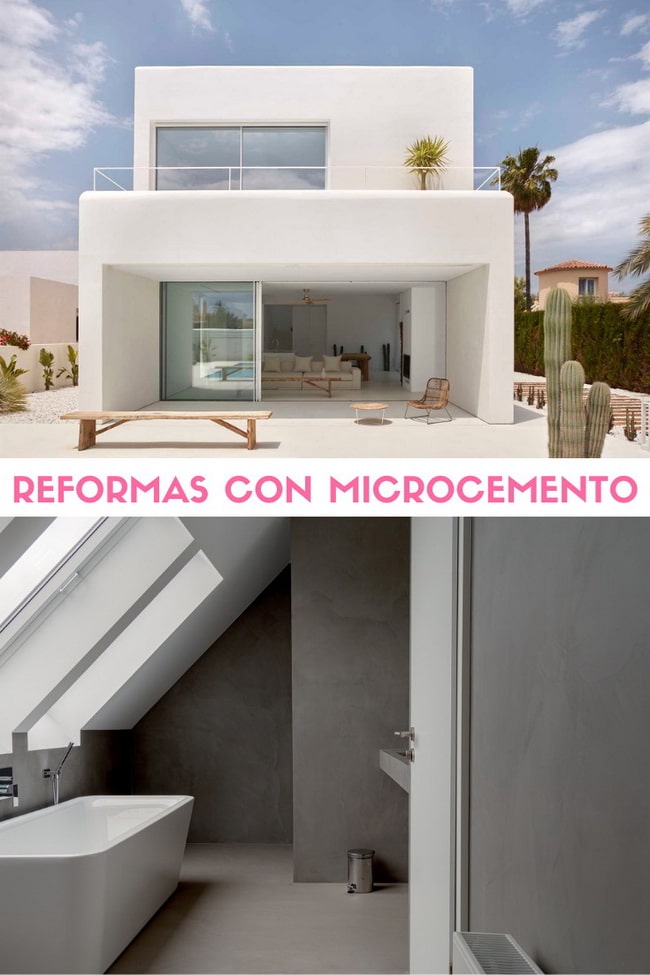 Reformas con microcemento