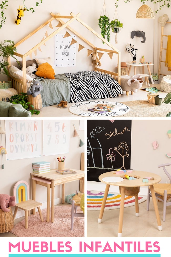 Colección de muebles infantiles