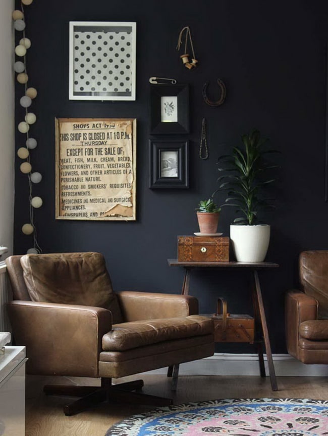 Colores que combinan con negro en decoración