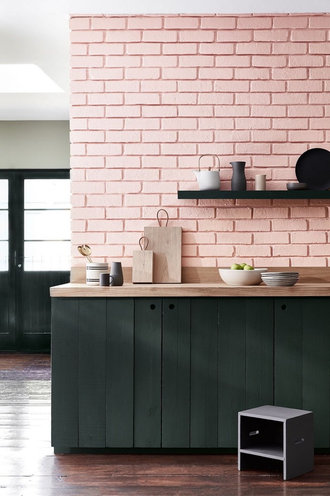 Rosa palo y negro en la decoración