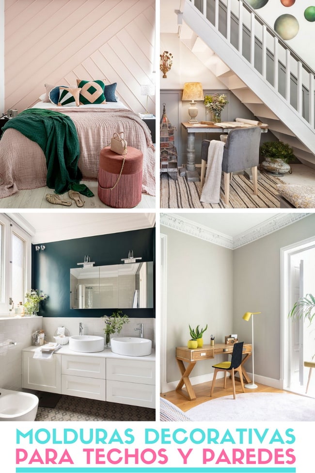 Decoración con molduras