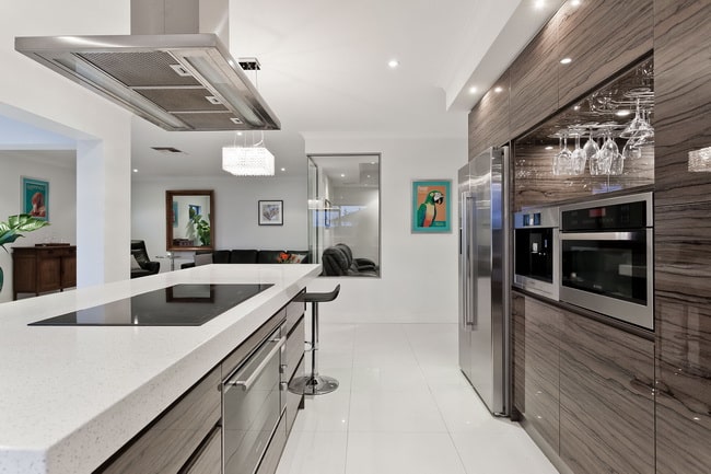 Cocina moderna con isla