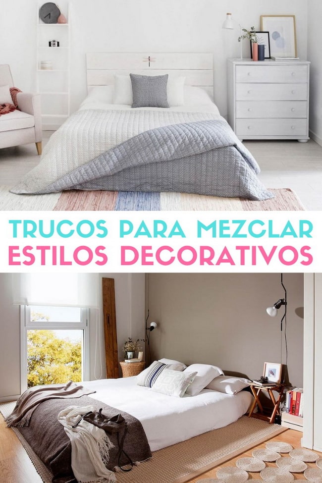 Trucos para mezclar estilos decorativos