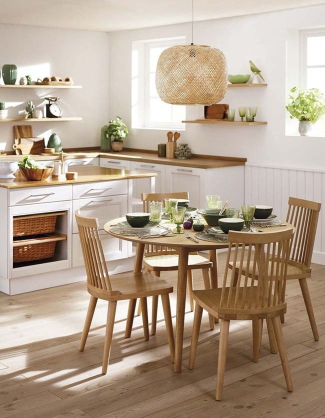 Muebles blancos para la cocina
