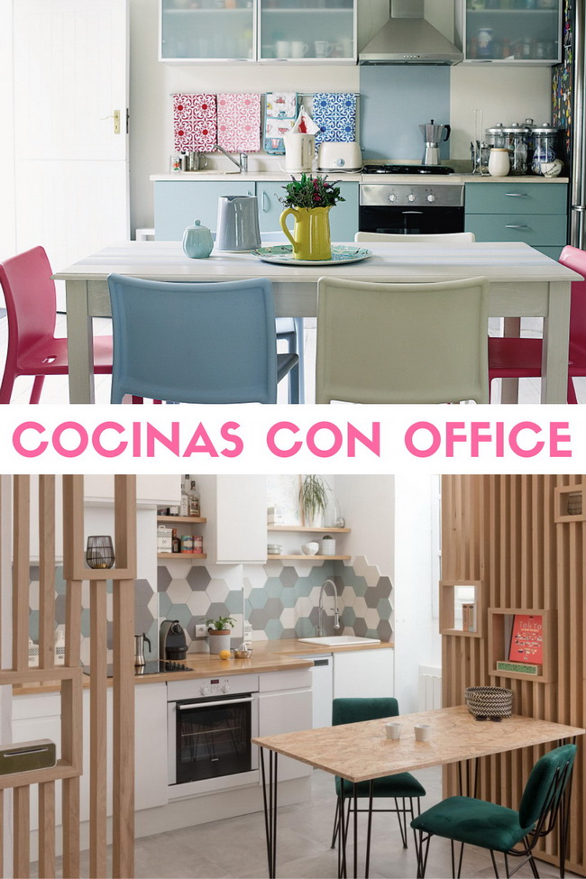 Ventajas de las cocinas con office