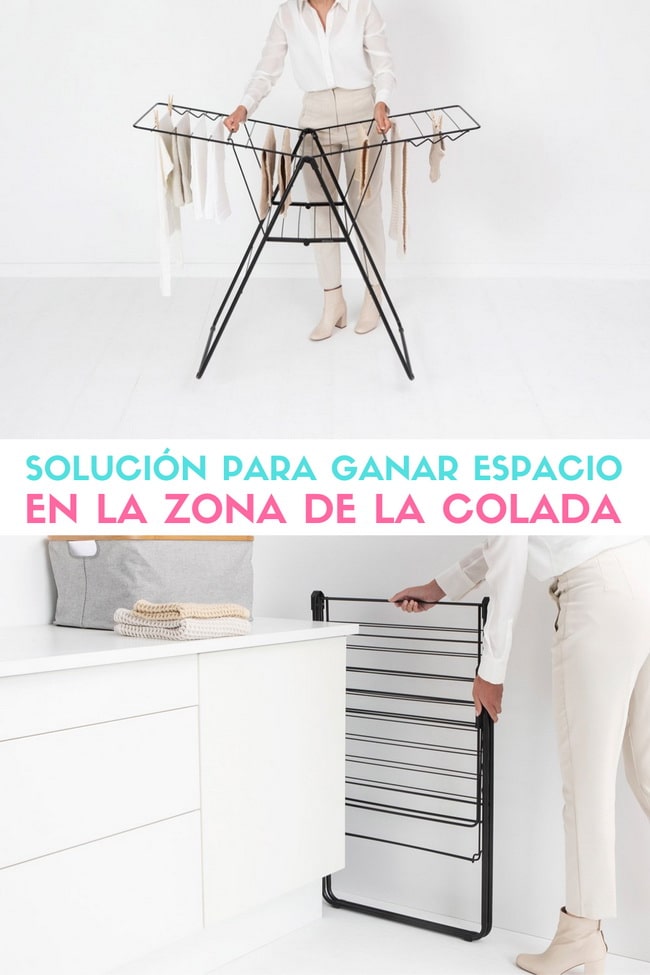 Solución para ganar espacio en la zona de la colada