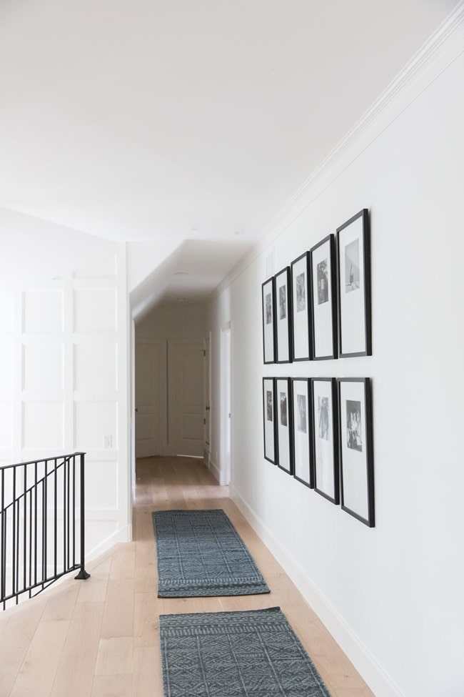 Decoración de pasillos con fotos